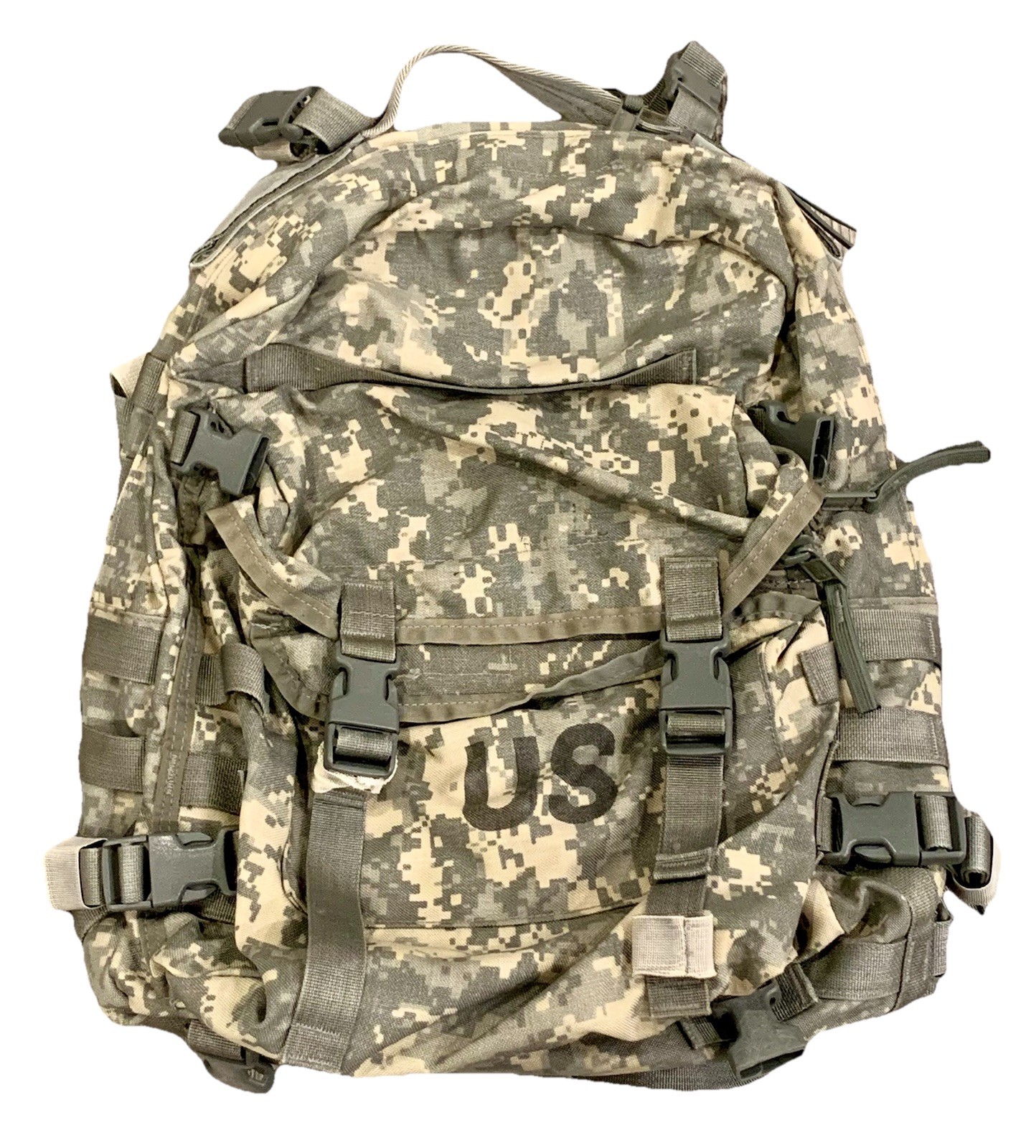 USGI MOLLE II 3 Day Assault Pack ACU Digital Camouflage with Back Stiffener 🔥
