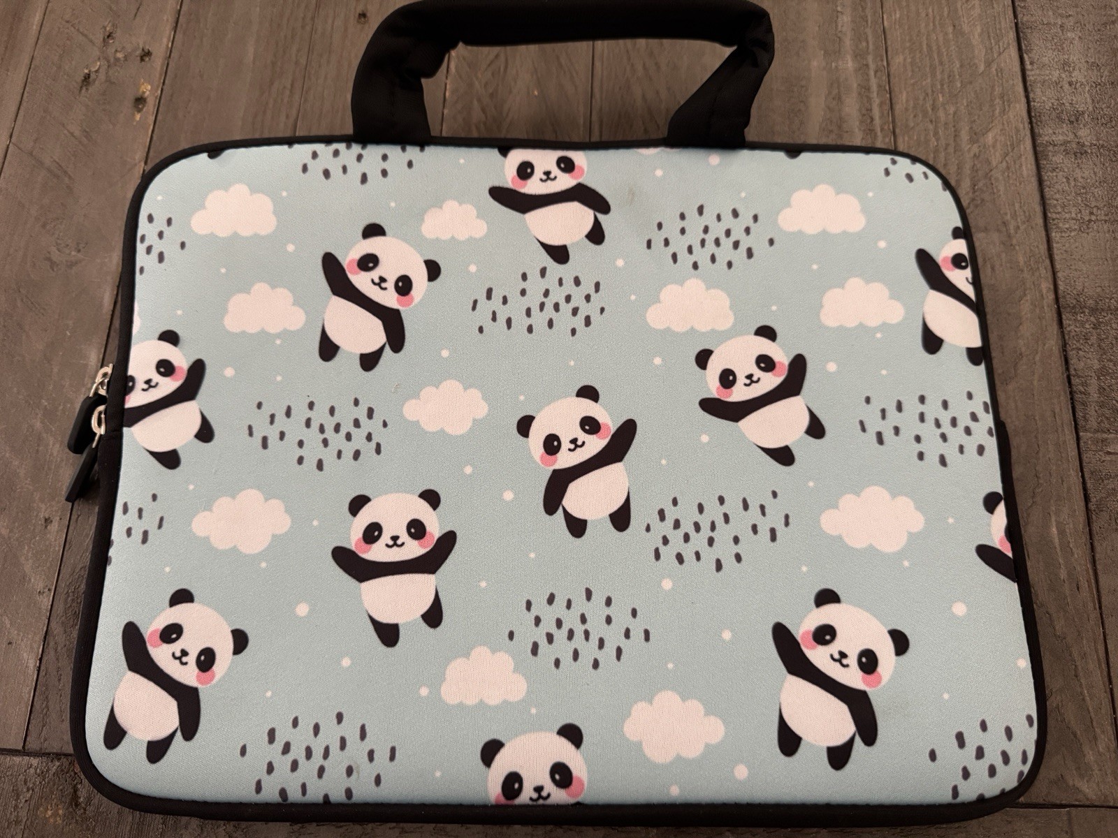 Panda Print Laptop Sleeve