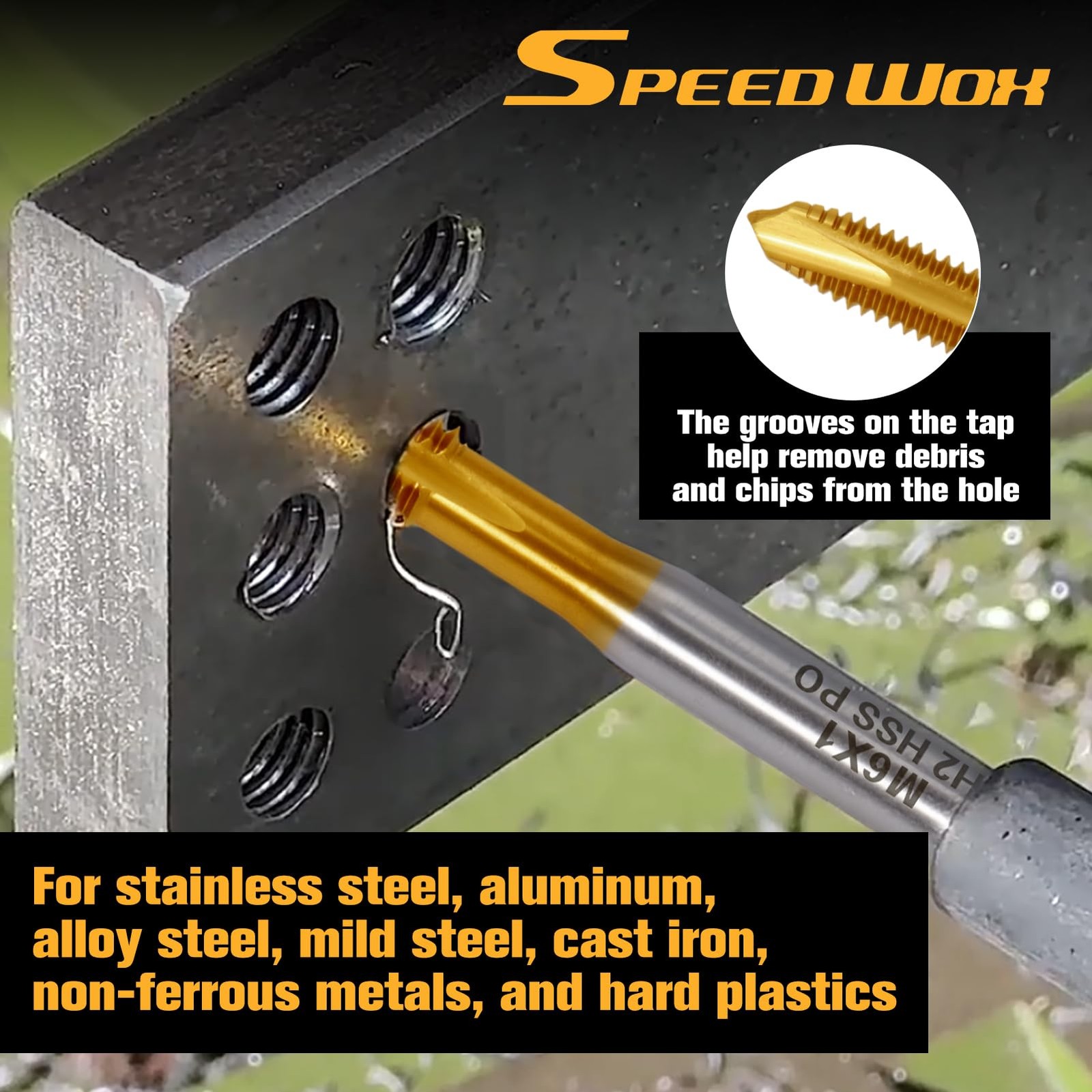 7PCS Micro Taps Bits Mini Machine Screw Drill Tap Set Metric Thread Screws Pl...