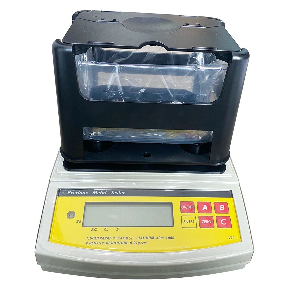 Gold Density Meter with Weight 0.005g-600g Automatic Zero Tracking Function