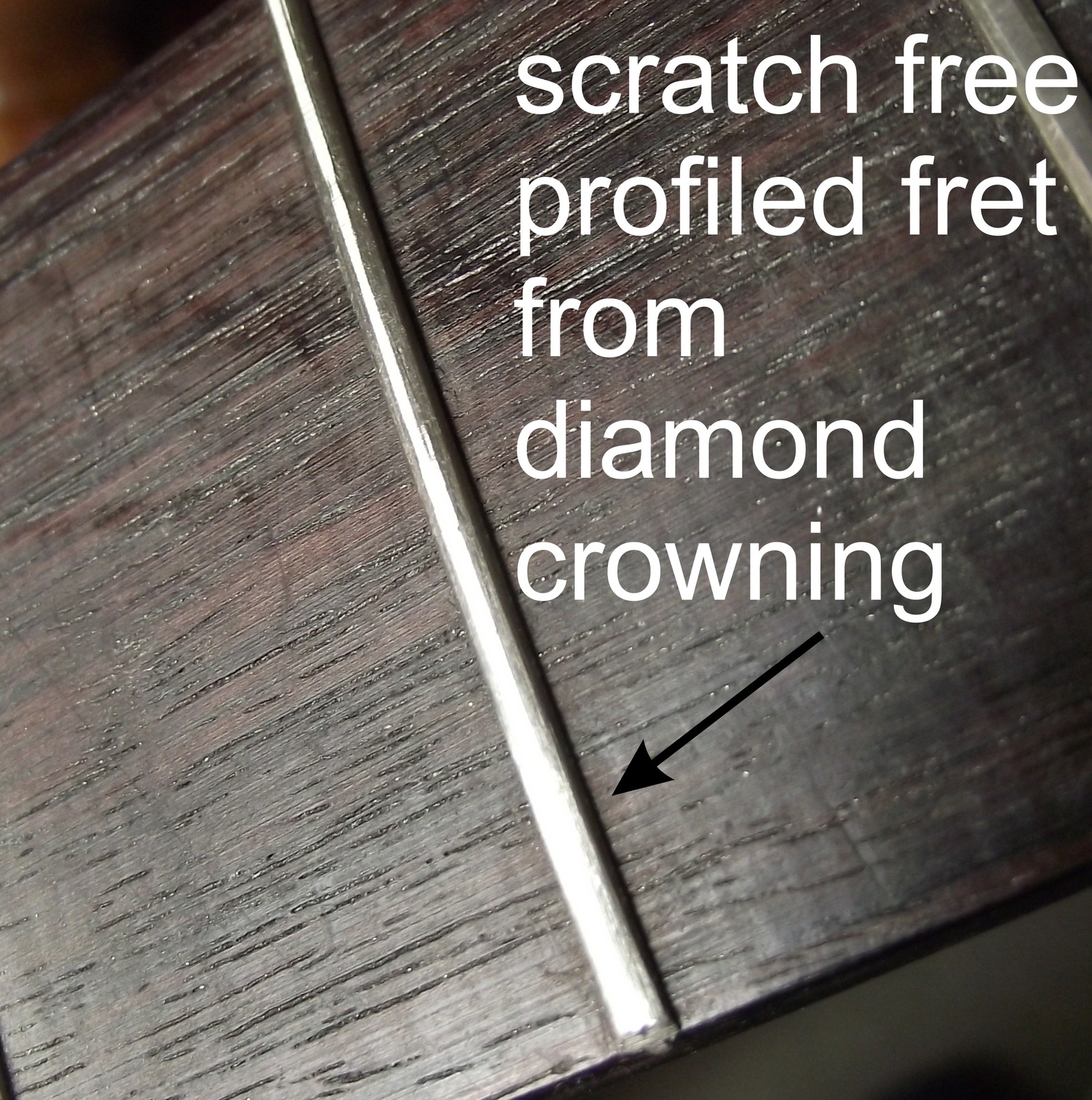 Fret Crowning File System. Changeable DIAMOND File 2.5mm wide TF088_25