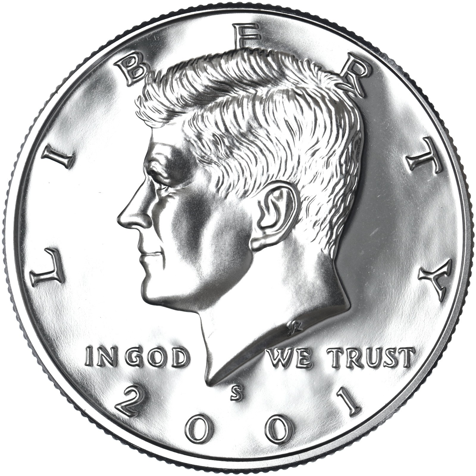 2001 S Kennedy Half Dollar Gem DCam Proof CN-Clad