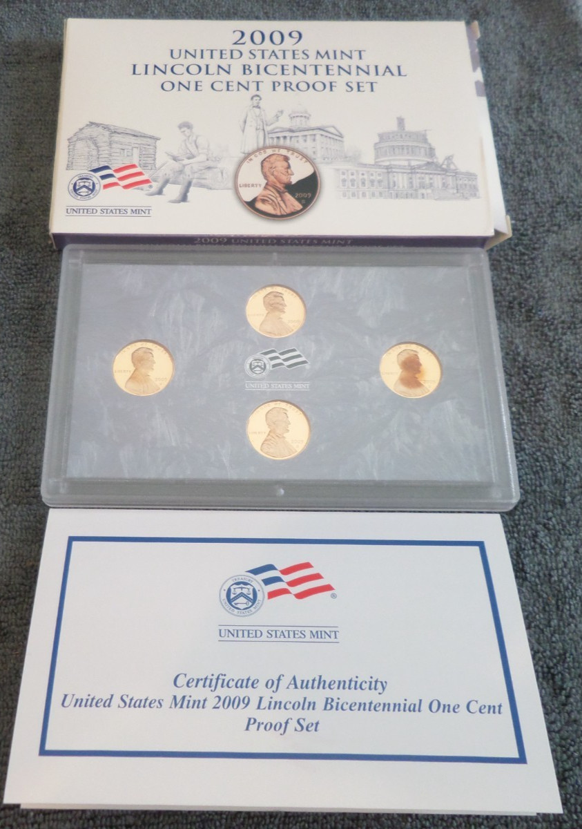 2009 S Lincoln Bicentennial One Cent Proof Set US Mint