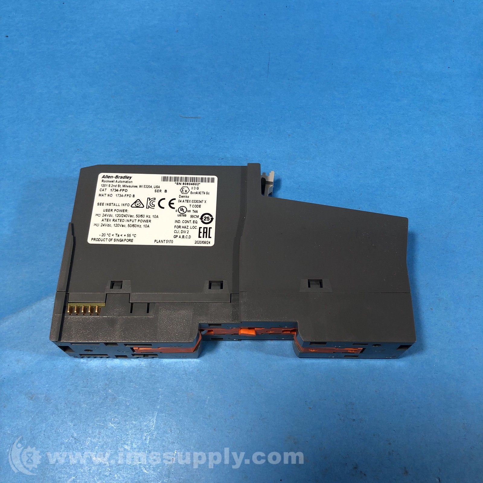 Allen Bradley 1734-FPD Series B Field Power Distributor FNIP