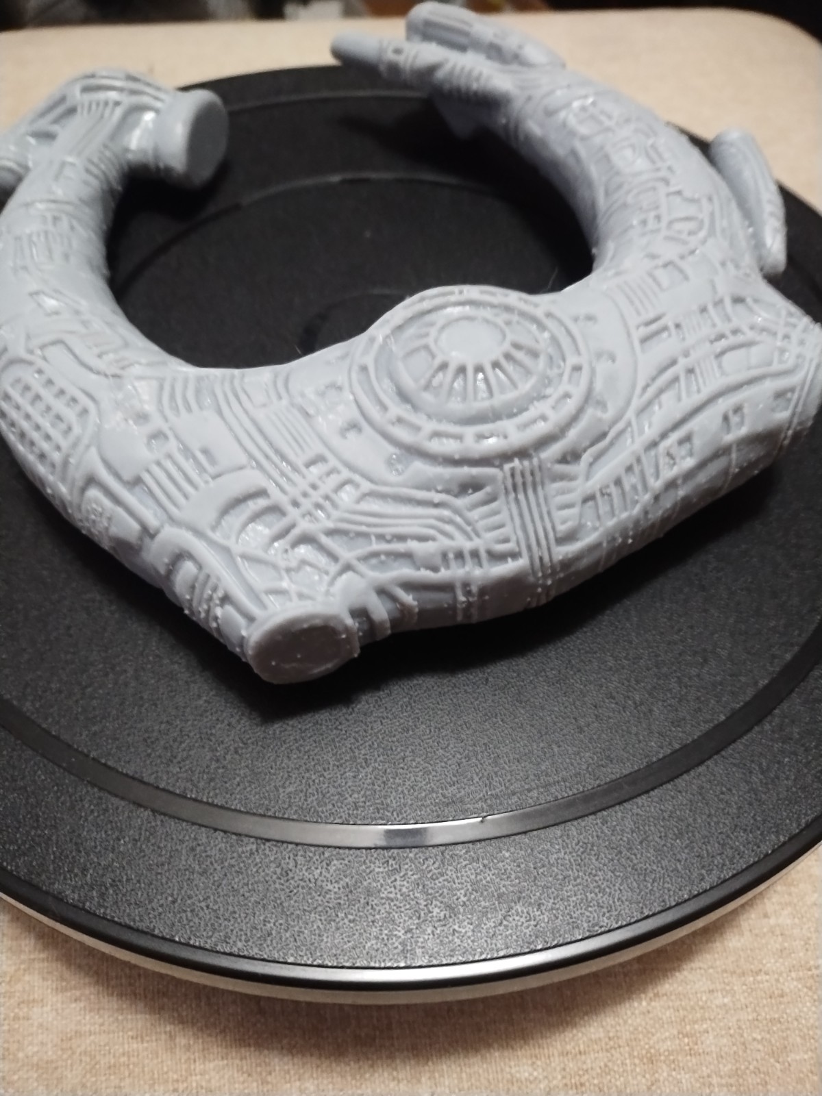 Alien Juggernaut ship 3D Resin Print Measures 7.5" X 8"