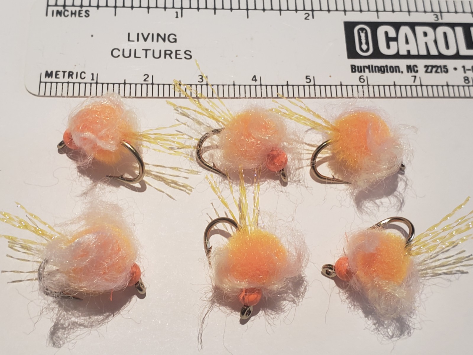 Bead Head UV Nuke Egg Steelhead Orange Size 8 (per 6)