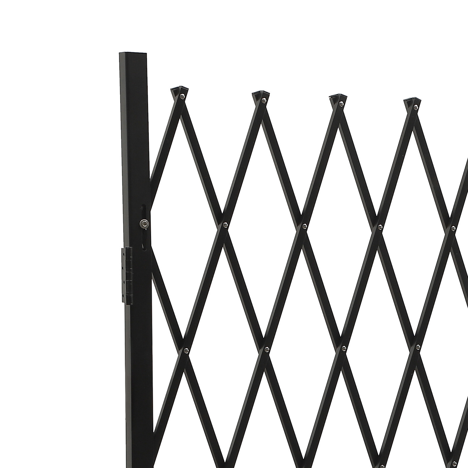 Double Folding Security Gate – Expandable Safety Barrier with Lockable Design