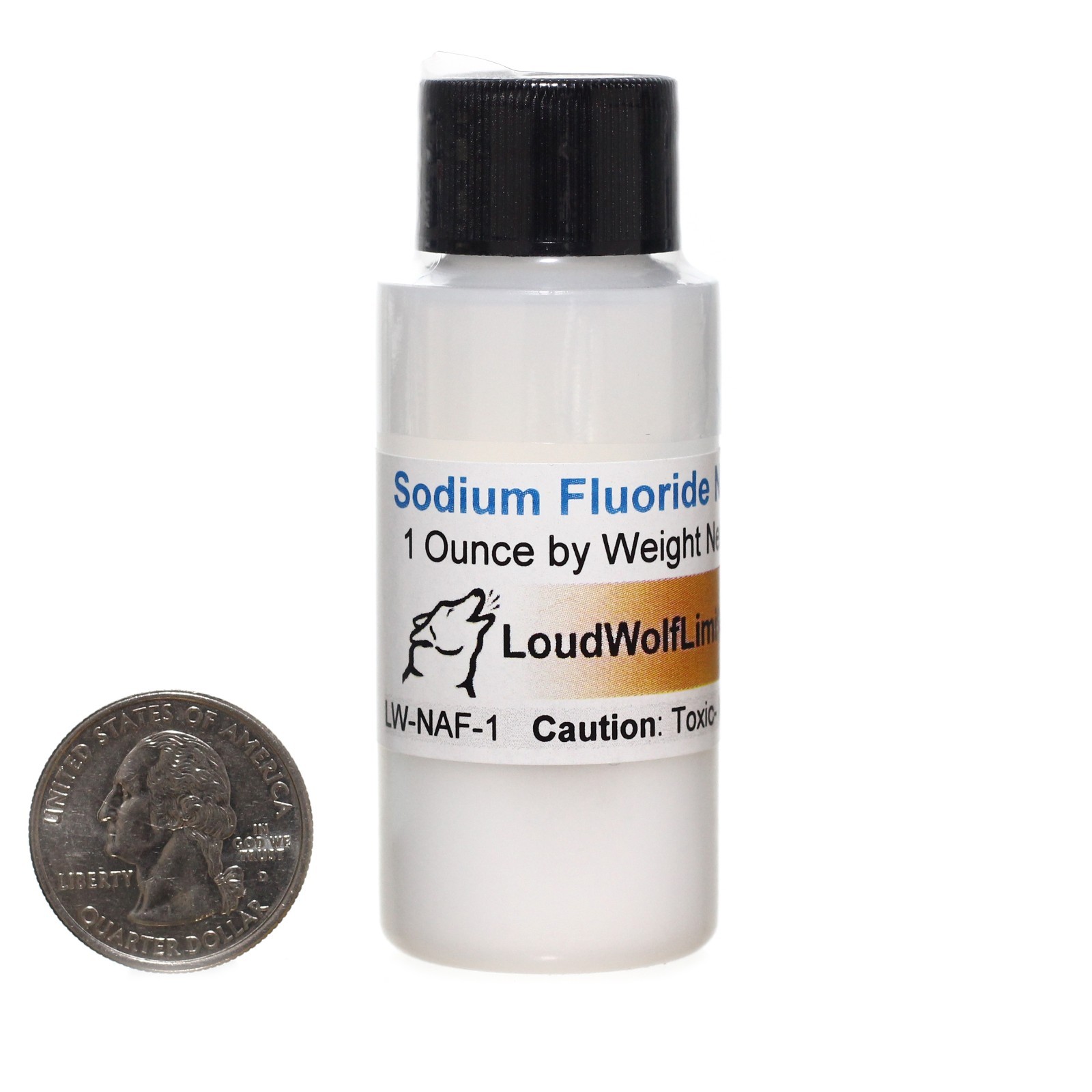 Sodium Fluoride, 1oz, Reagent Grade 98% Pure, Sturdy Bottle SHIPS SAME DAY