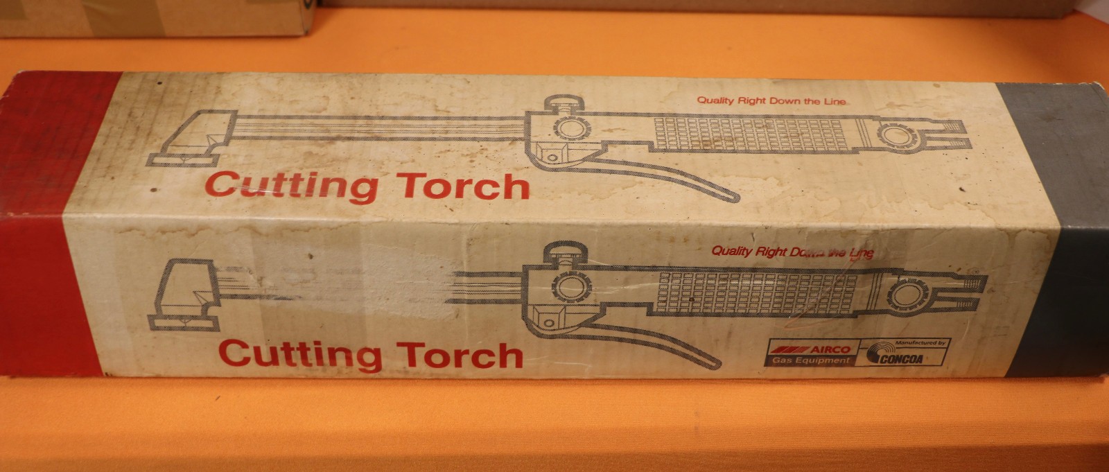 Airco Cutting Torch 822 9085 ~ 21" ~ Angle Head ~ Includes 4 Extra Tips ~ Concoa