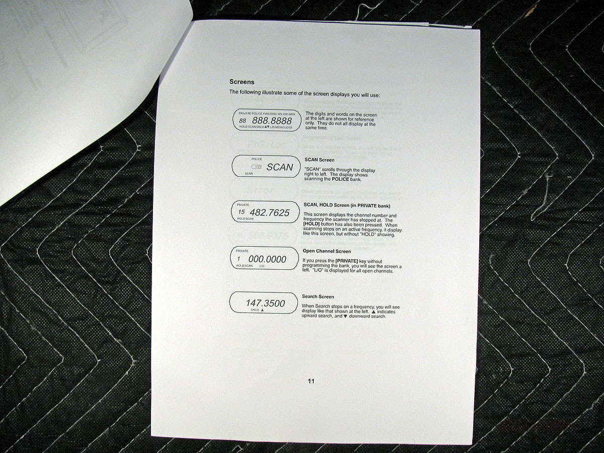 Uniden Bearcat BC350A Auto Scanner Manual