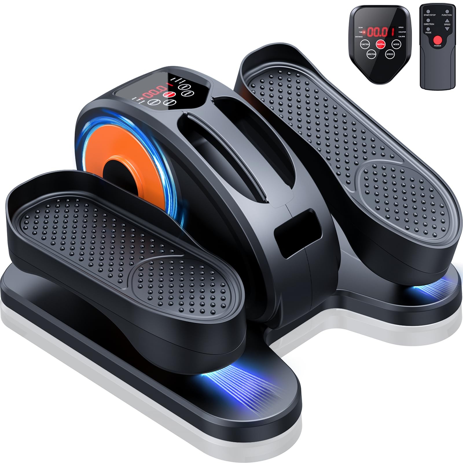 Under Desk Elliptical Machine, Electric Elliptical Leg Exerciser for Seniors ...