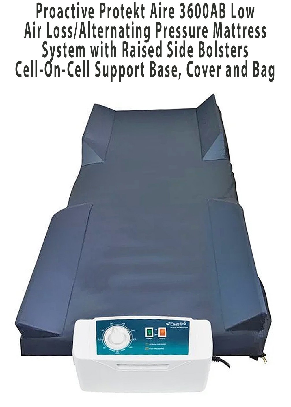 Protekt Aire 3600AB Low Air Loss/Alternating Pressure Mattress System w/Bolsters