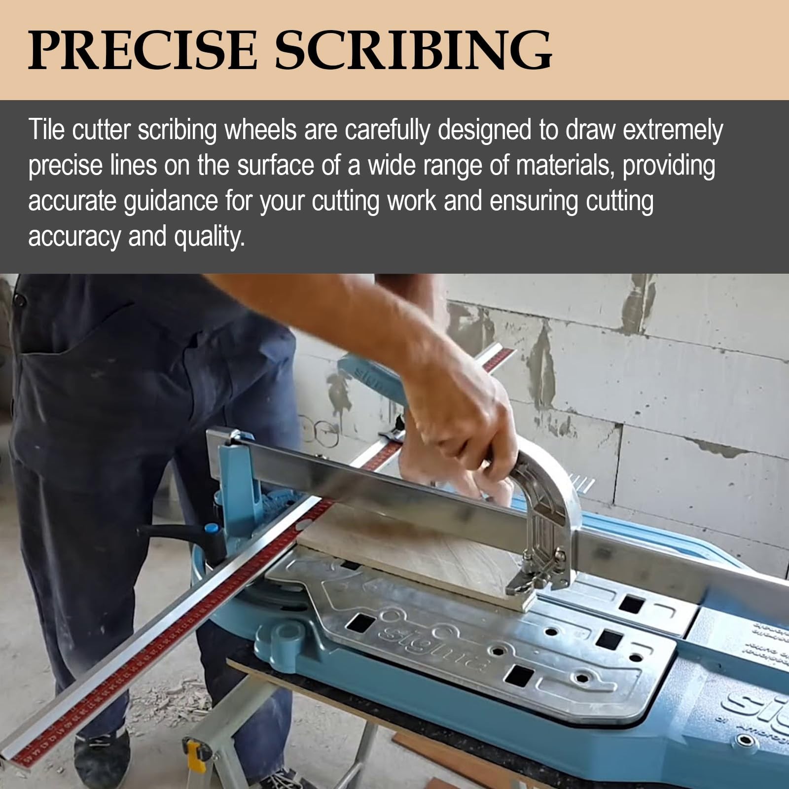 12MM Tile Cutting Scoring Whee 14A for All Sigma Pull Handle Alloy Manual Tit...