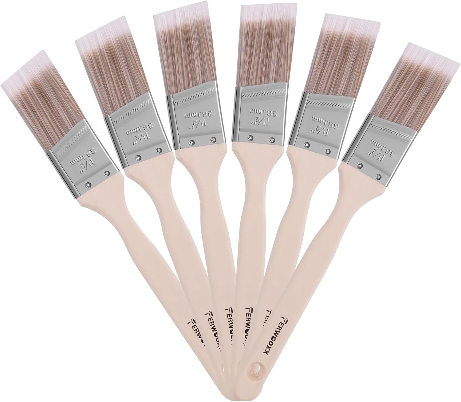 Paint Brush, 1.5IN Stain Brushes for Painting Walls,House Touch-Ups,Furnitures a