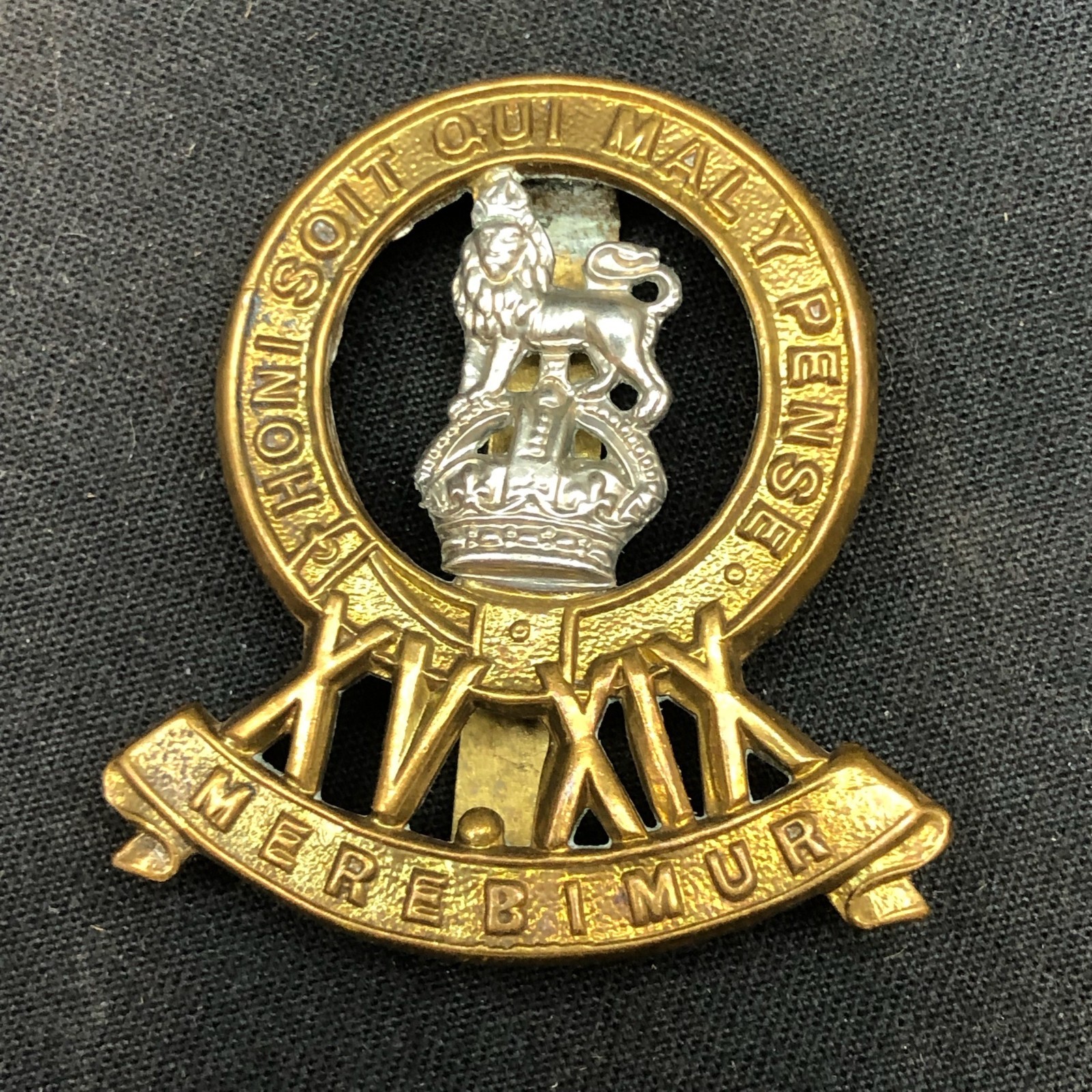 15th/19th The King's Royal Hussars - Original British Army Cap Badge