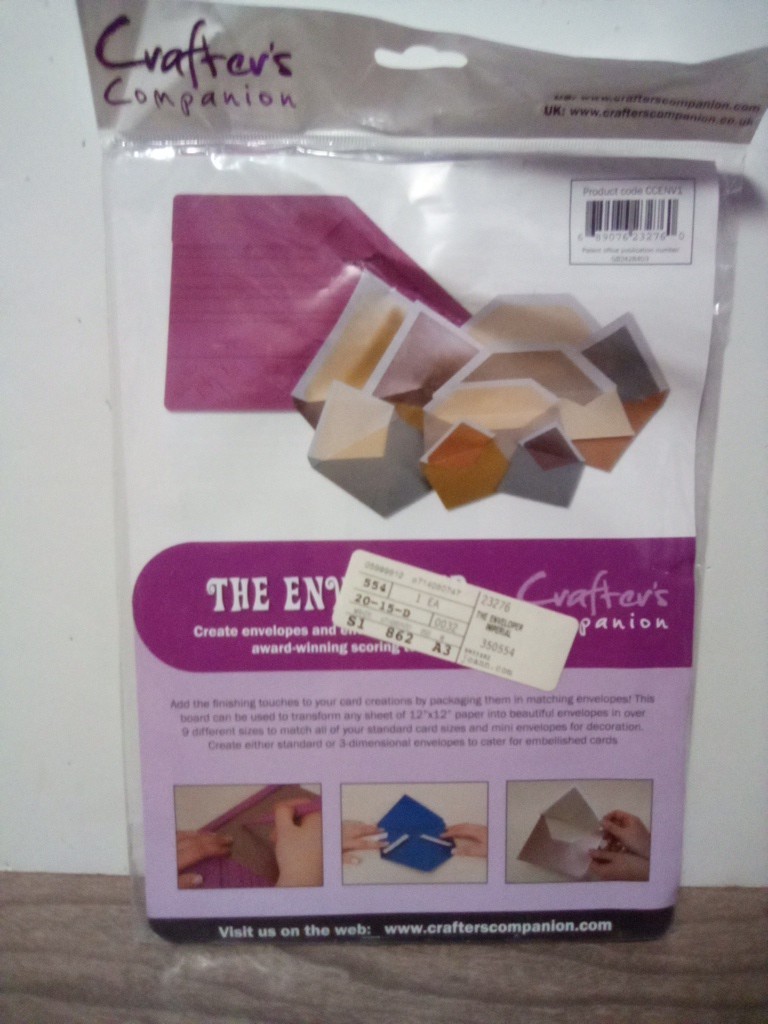 Crafter's Companion the Enveloper Envelope Making Tool New