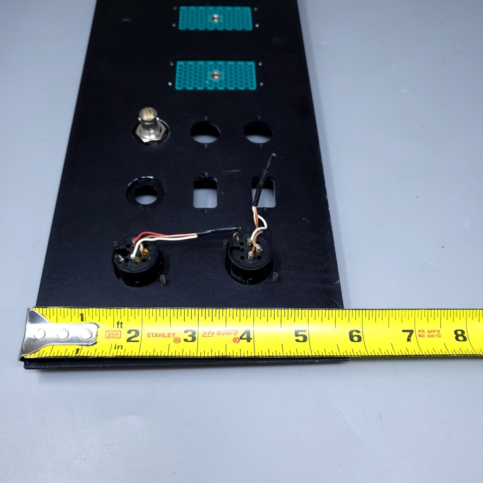 Custom 48ch Studio Patch Panel ELCO EDAC XLR Timecode Euphonix Rack