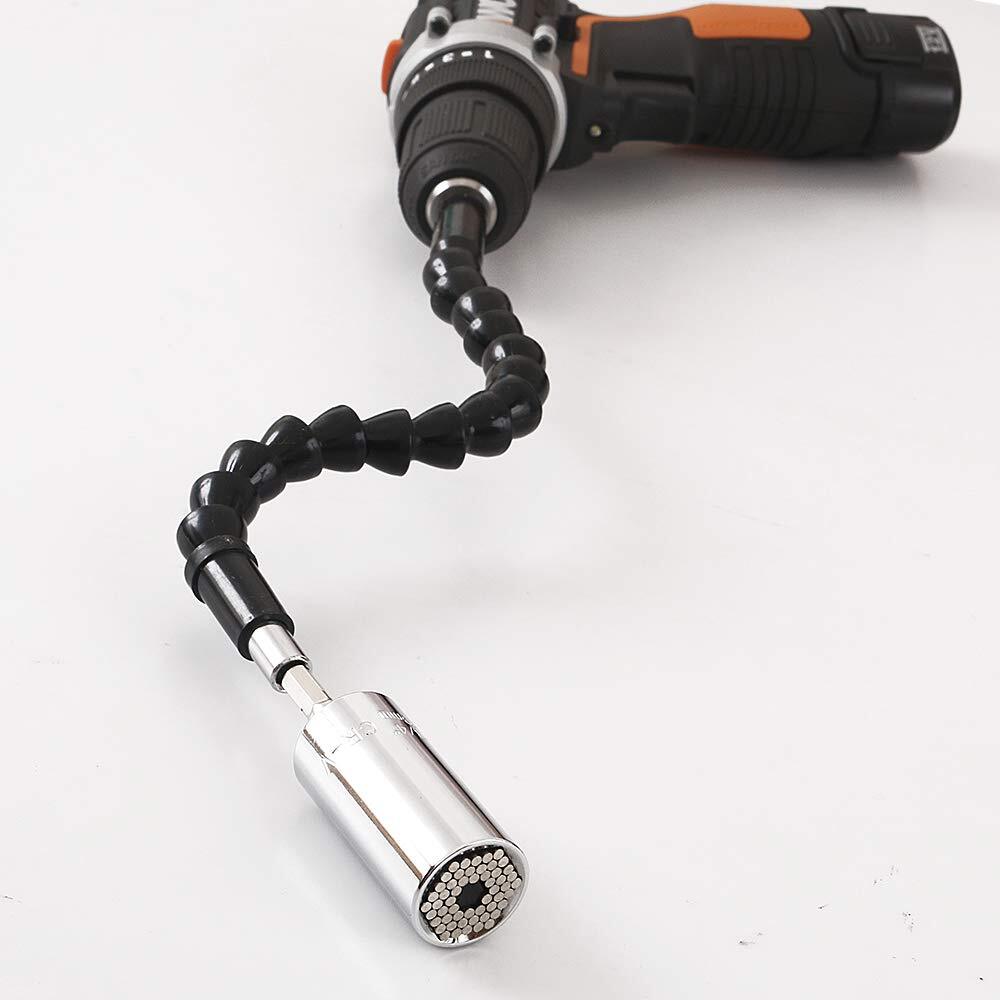 Universal Socket Wrench Selfadjusting Socket Fits Standard 1/4''3/4'' 719mm Wi