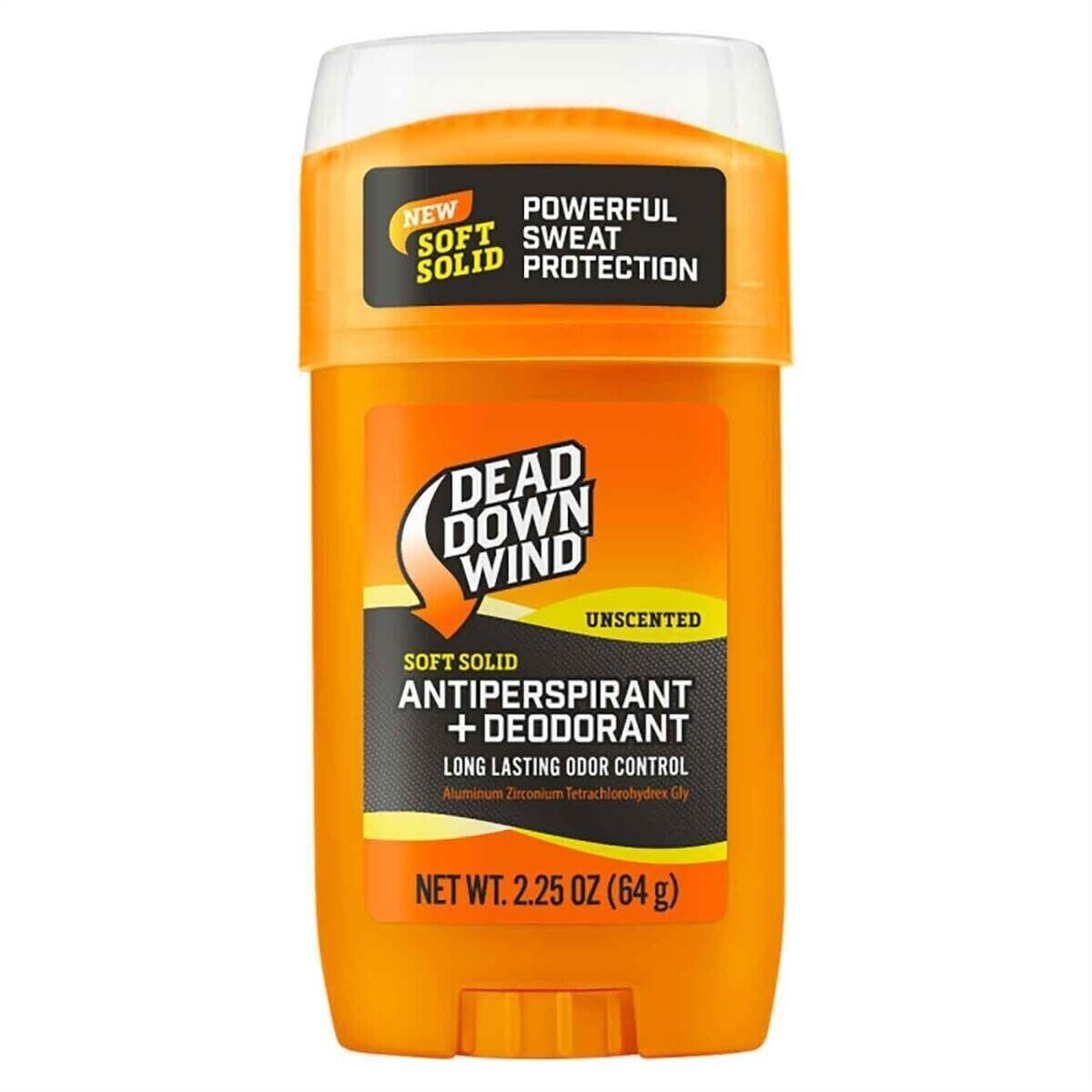 2 Two Dead Down Wind Soft Solid Unscented Antiperspirant + Deodorant FREE SHIP!