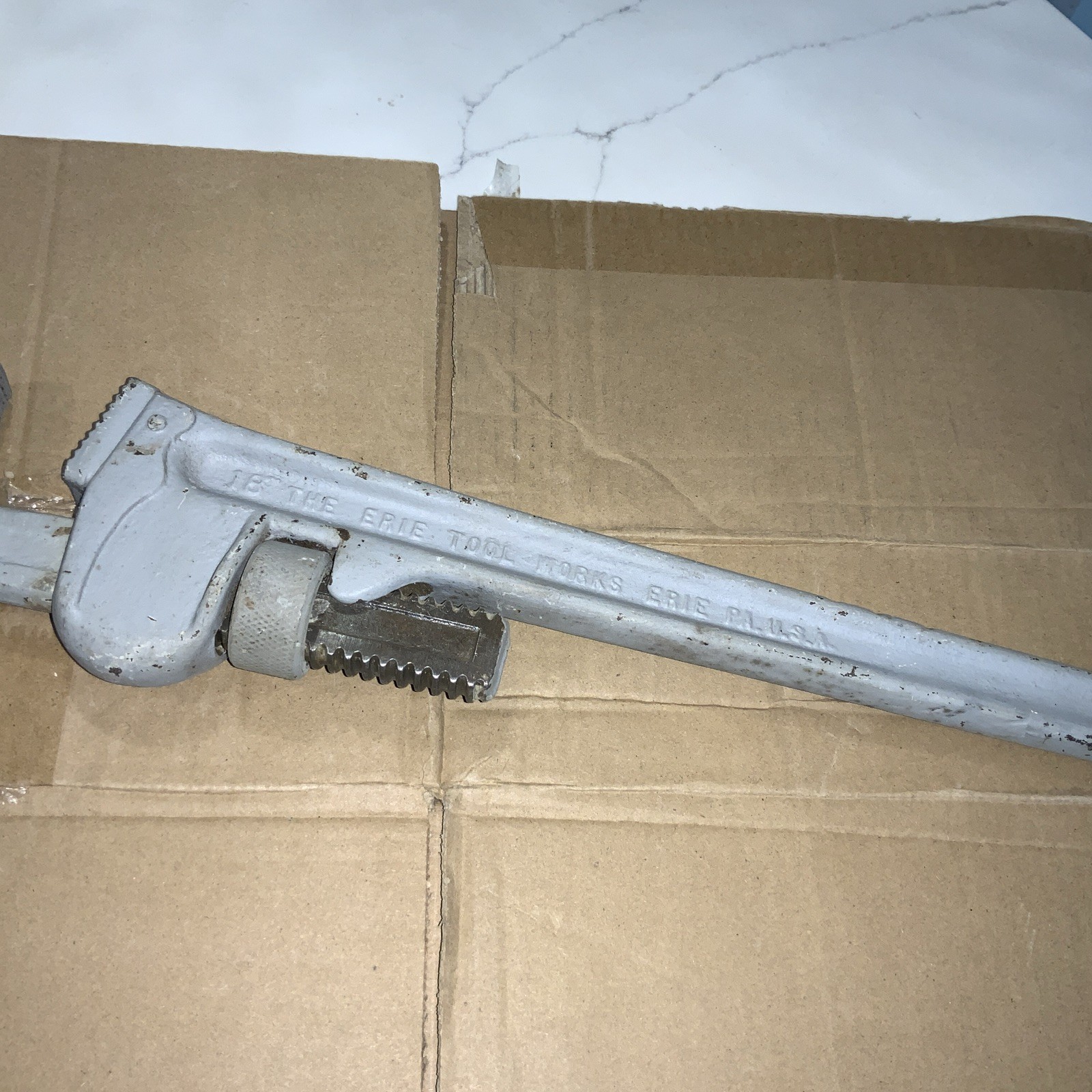 PIPEMASTER 18" The Erie Tool Works - Pipe Wrench 1/4" to 2 1/2" Pipe Made in USA
