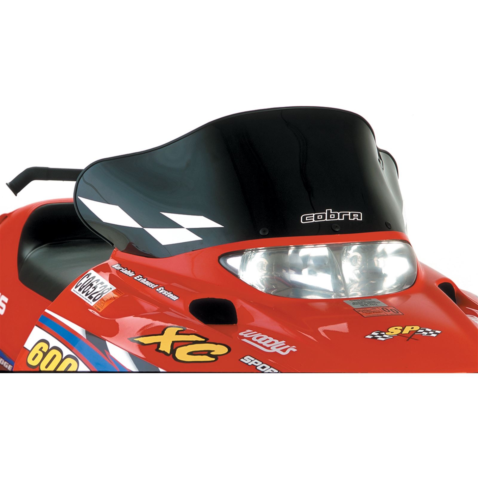 Powermadd Windshield - 11.5" - Black for Polaris 11520