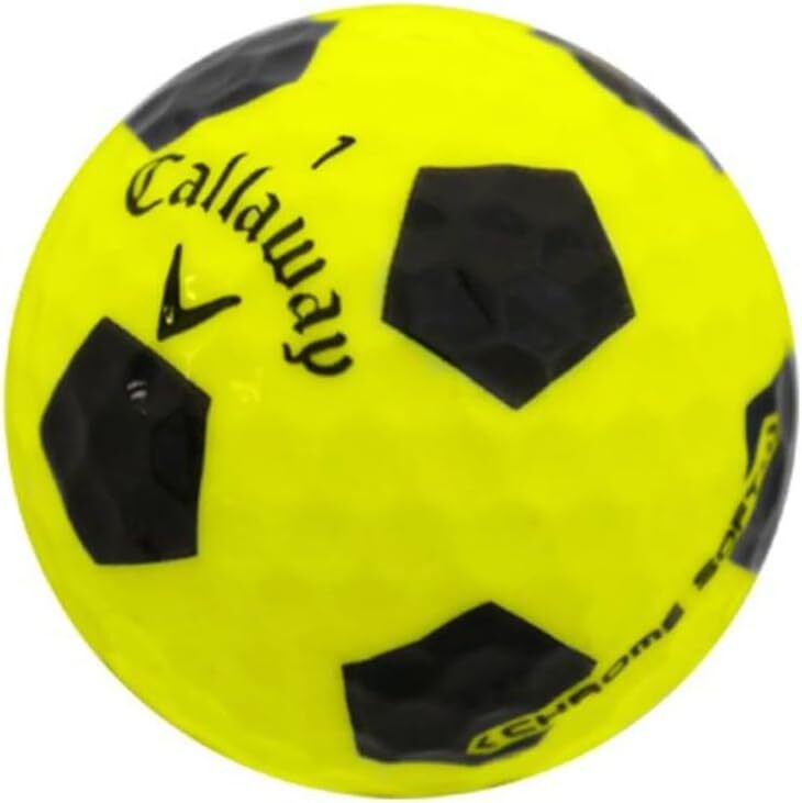 36 Callaway Chrome Soft Truvis Yellow Used Golf Balls, Good Condition, AAA