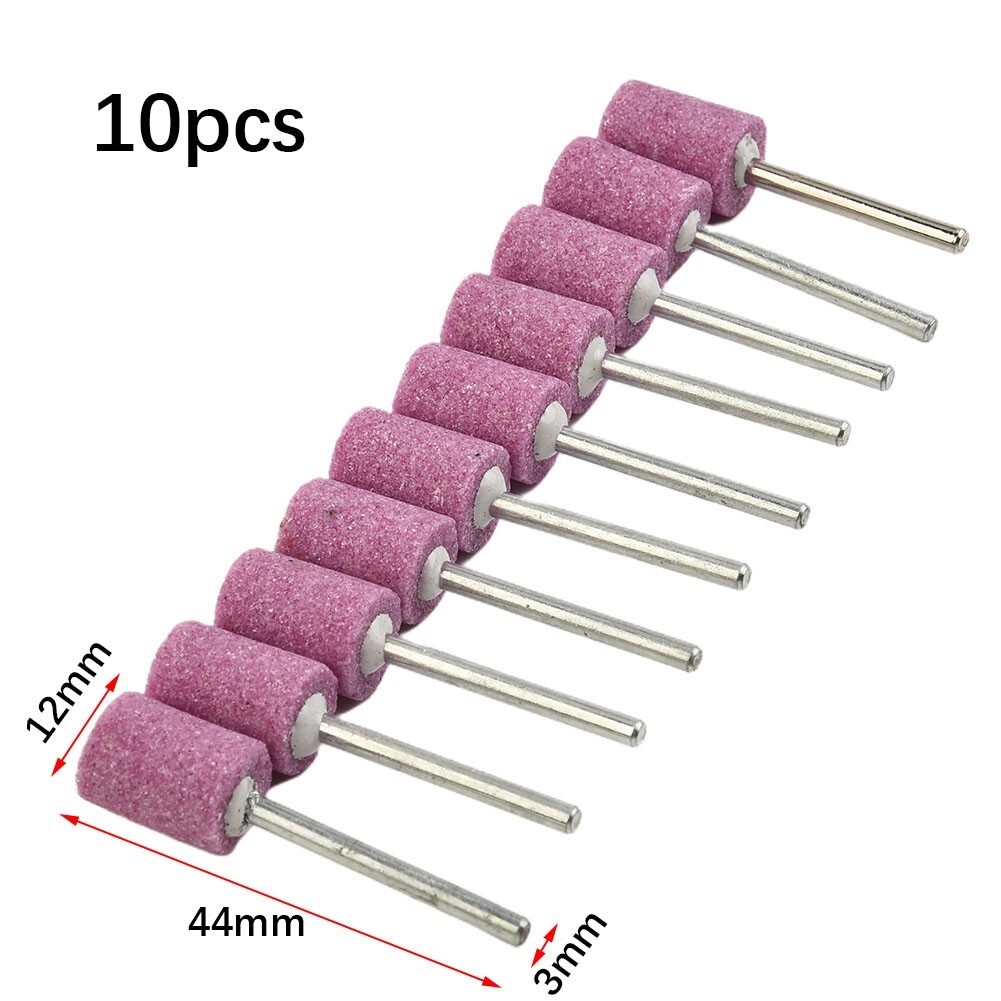 Abrasive Mounted Stones Metal Polishing Chrome Corundum 10pcs Hot Sale