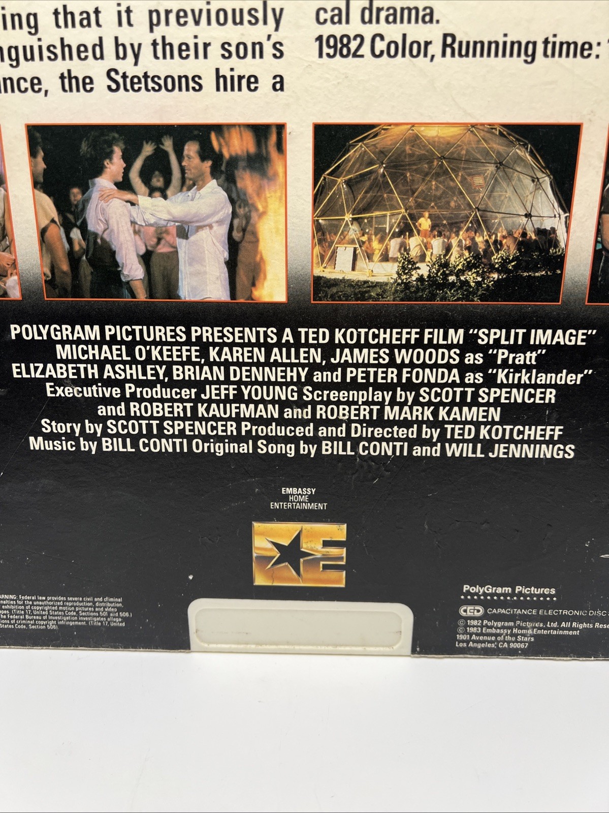 Split Image CED RCA Videodisc Selectavision