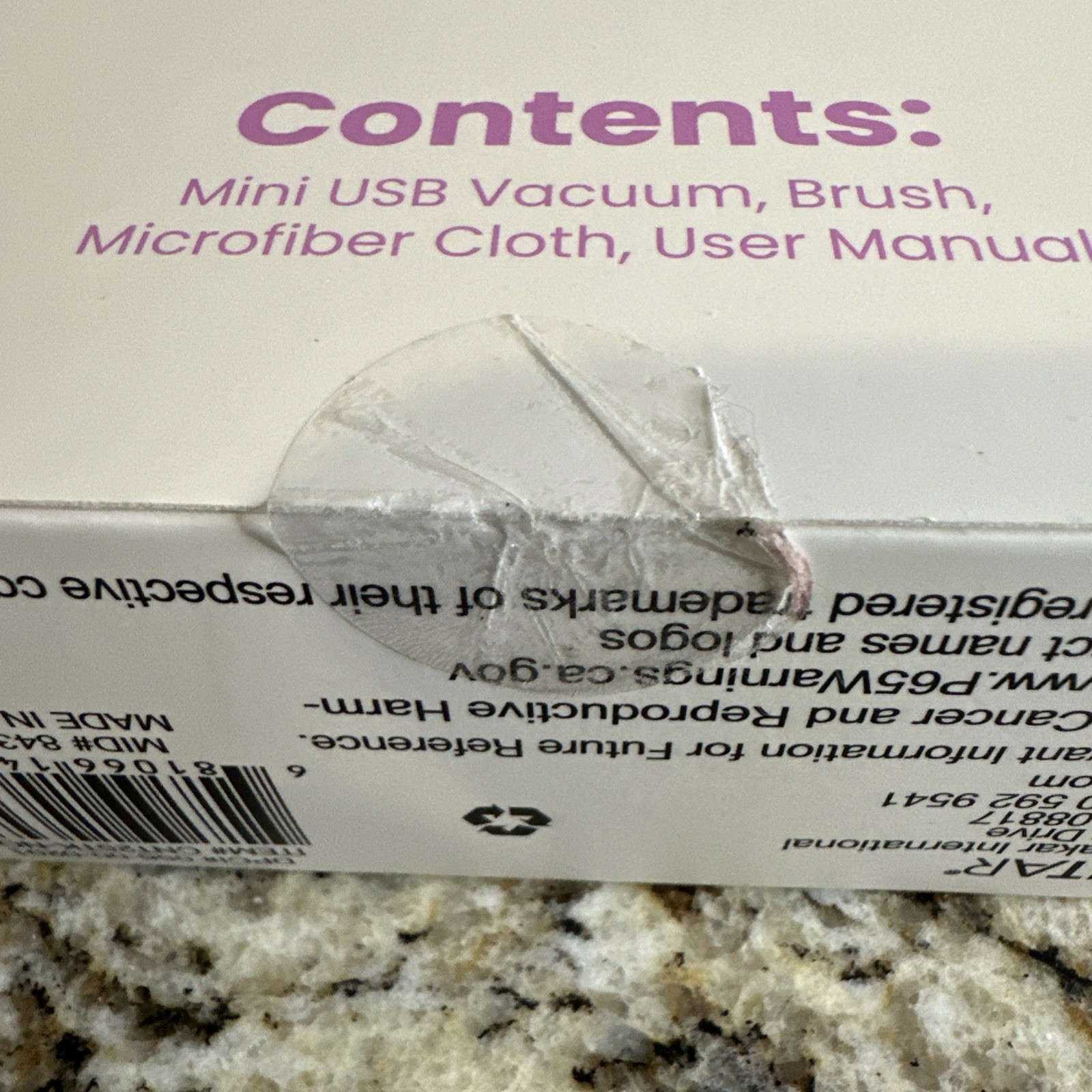 Vivitar Tech Cleaning Kit, Purple