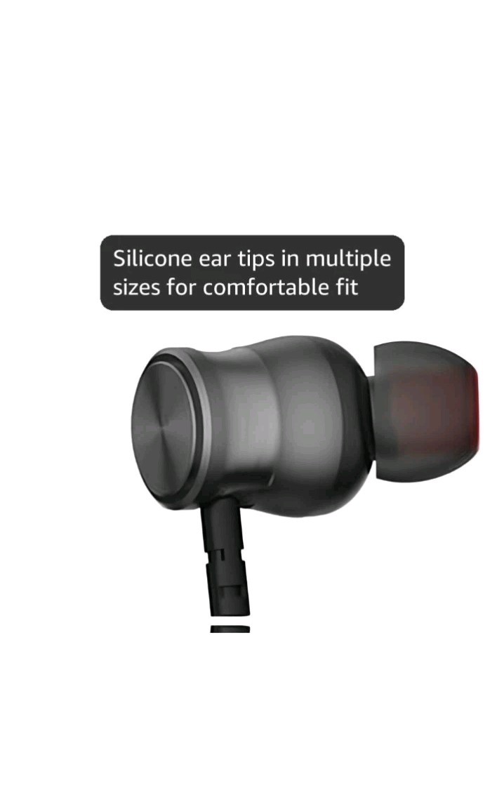 Wireless Headphones Black 150H Playtime Wireless Bluetooth Earbuds w/Mic Rythflo