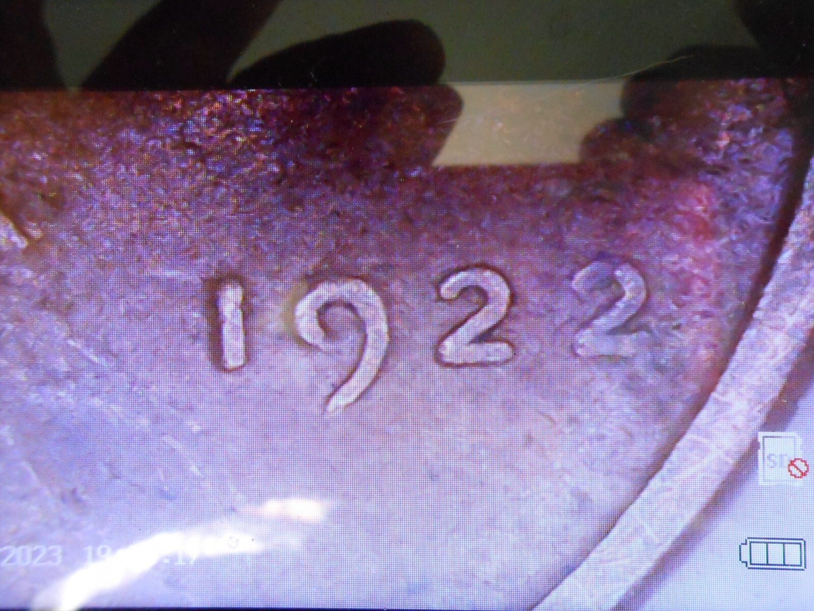 1922 no d nice condition weak reverse with L error in liberty and other errors