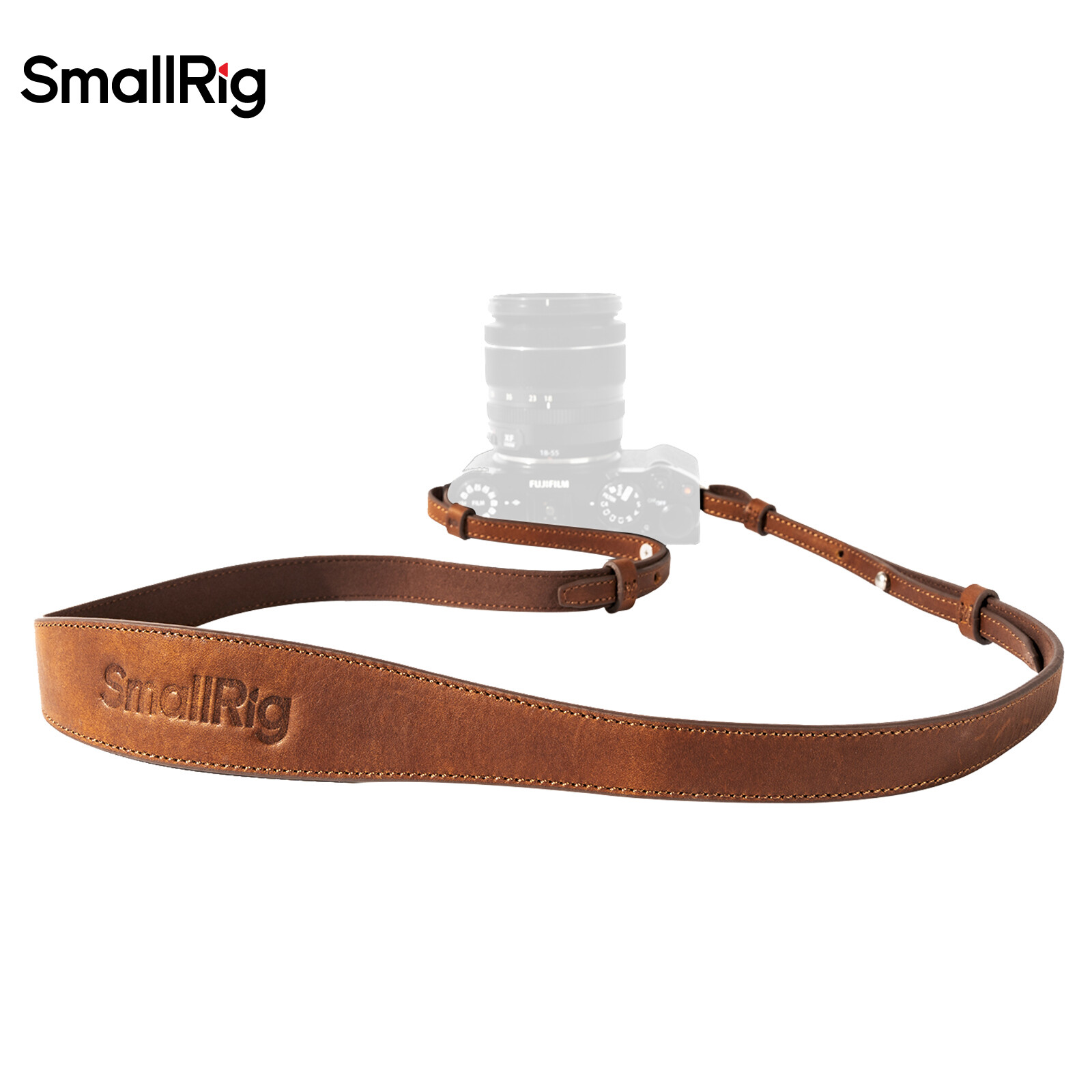 SmallRig Universal Leather Camera Shoulder Strap (Brown) for DSLR 5209
