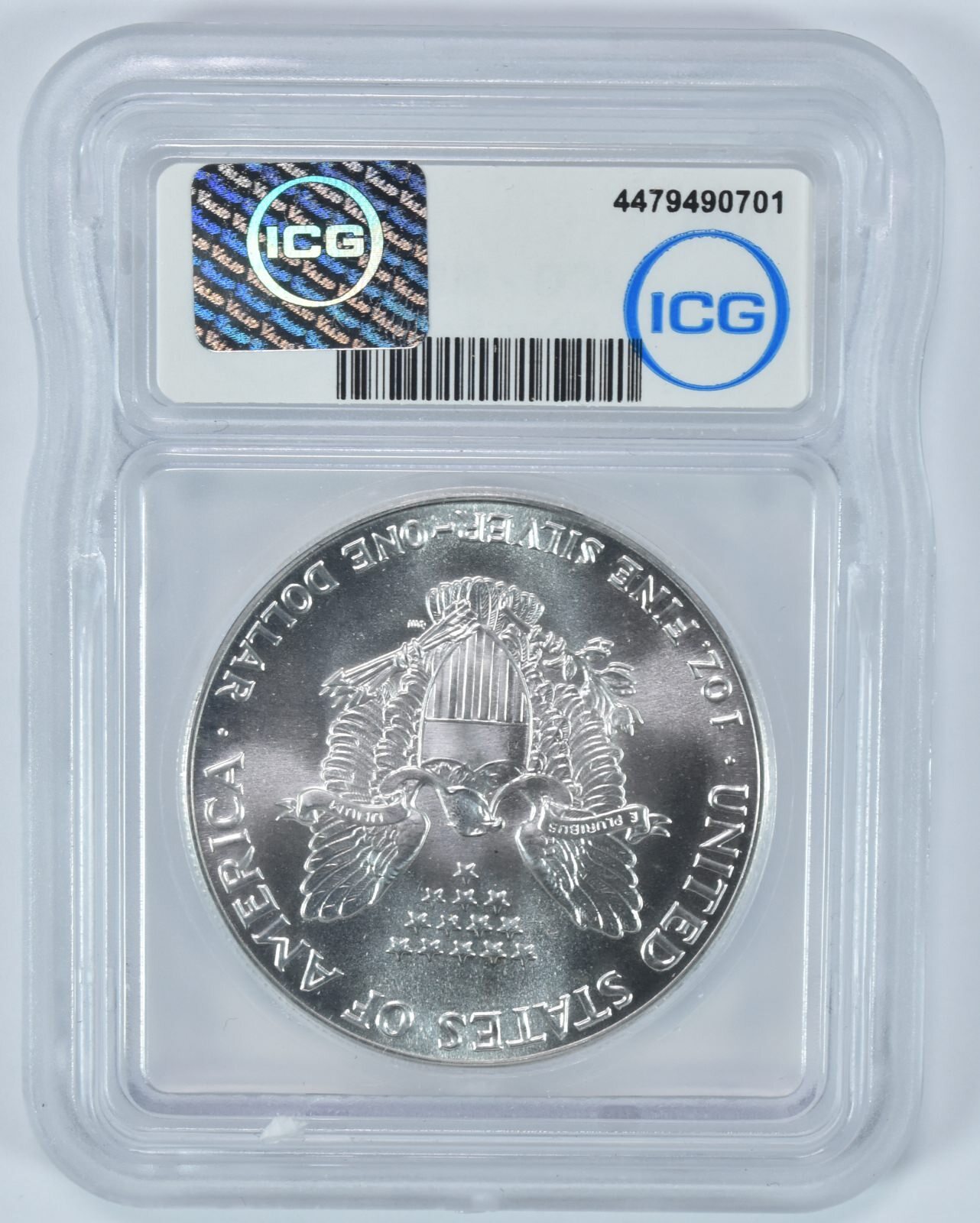 1986 American Silver Eagle MS69 ICG