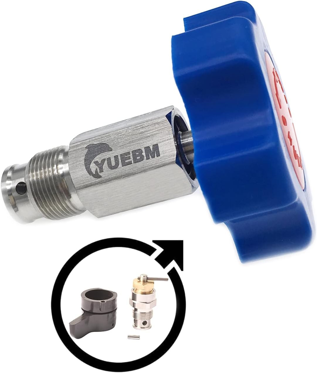 Replacement for Graco 390 395 490 495 595 Original Prime Spray Valve, Swivel Des