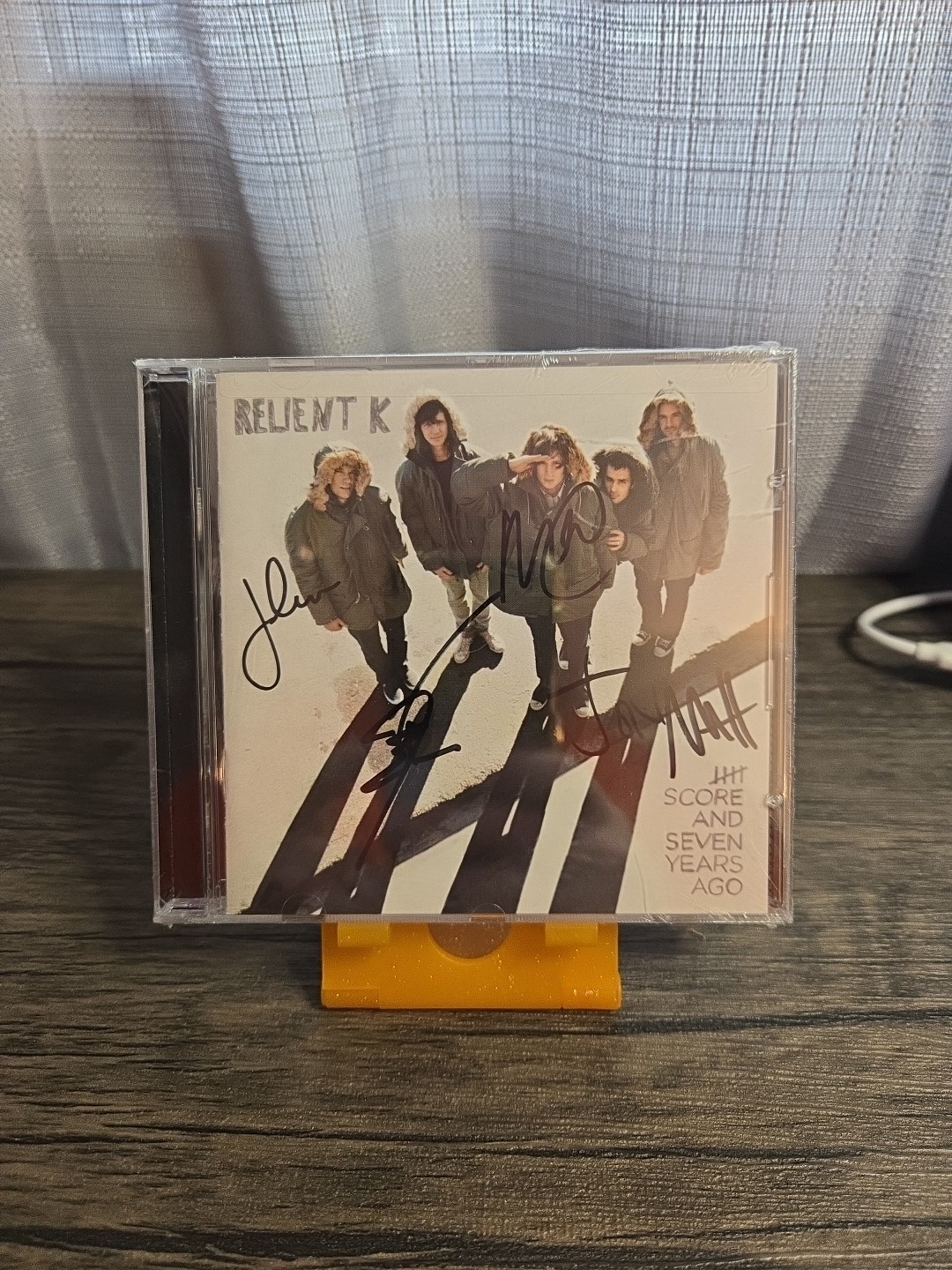 Five Score & Seven Years Ago by Relient K CD, 2007 Singed By Members Of The Band