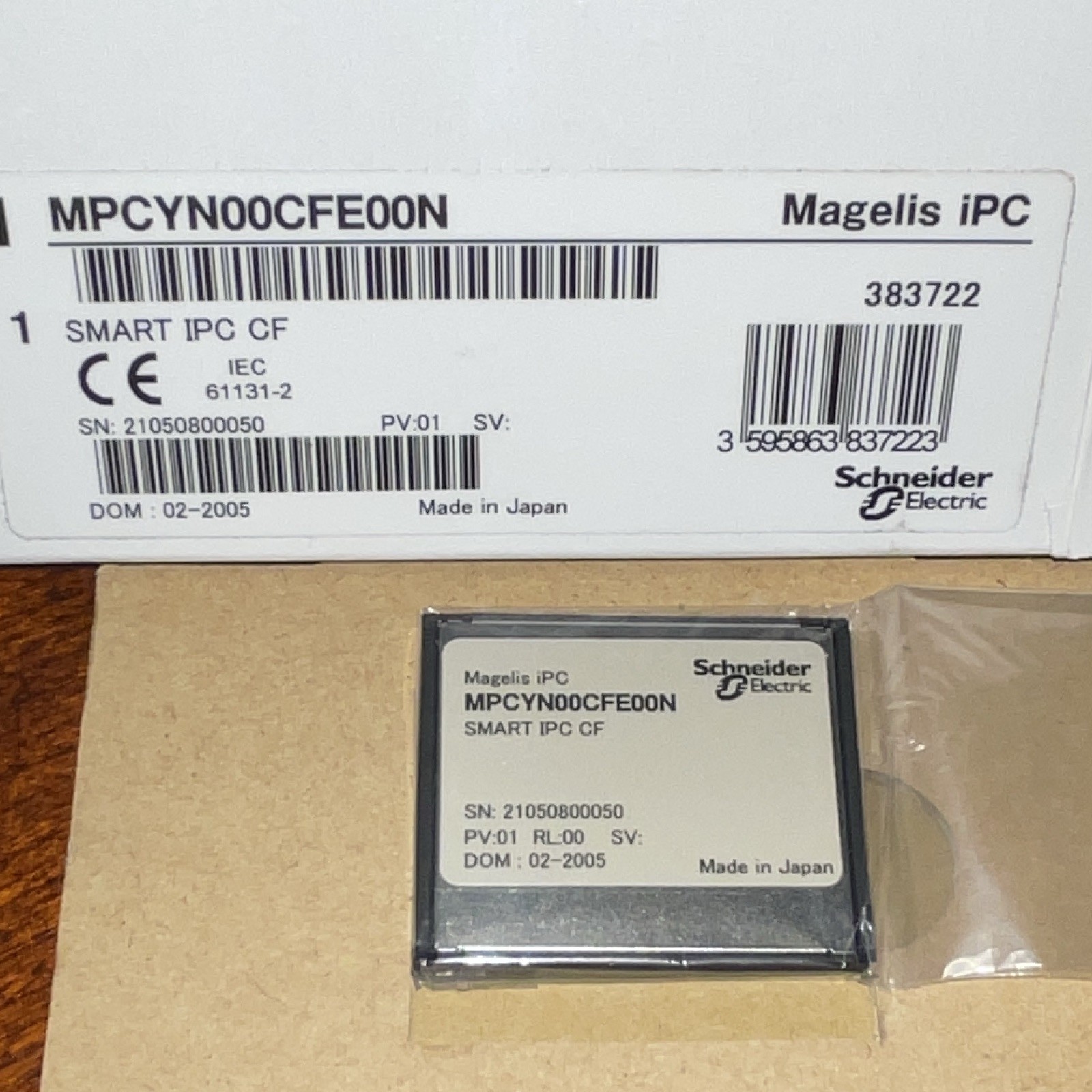 Schneider Electric Magelis iPC SMART IPC CF CompactFlash Card MPCYN00CFE00N