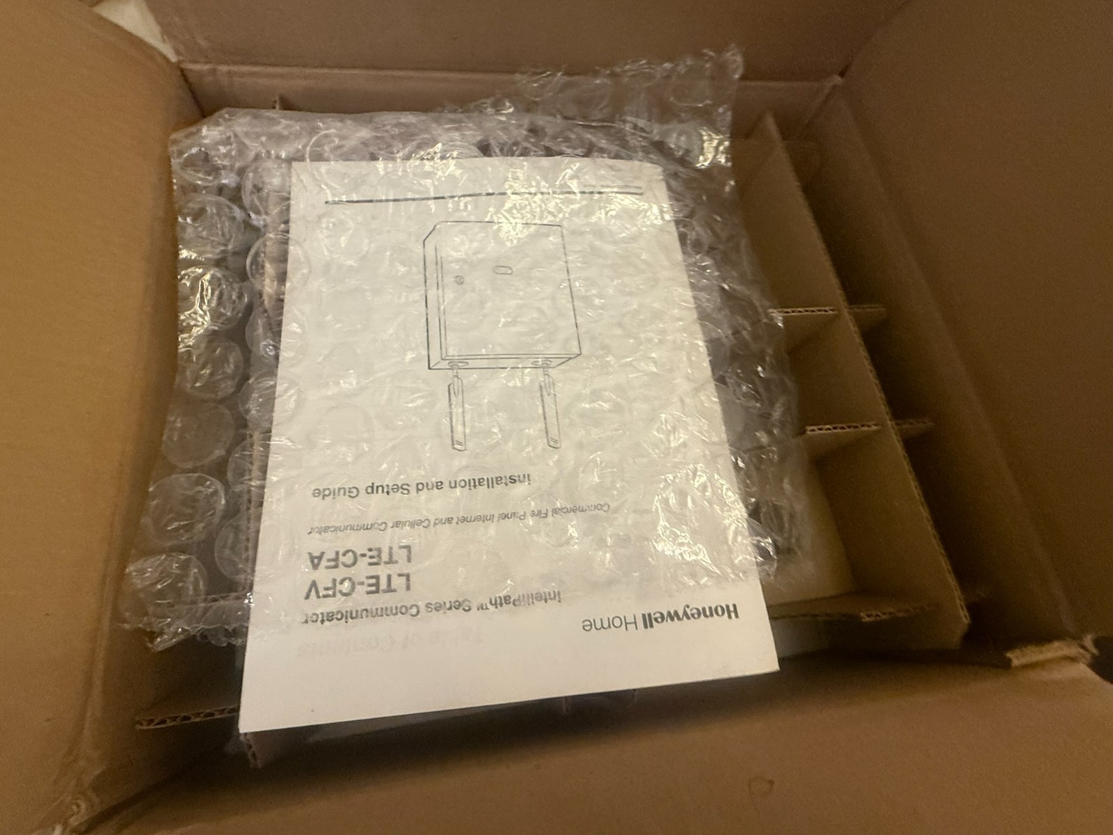Honeywell LTE-CFV Standalone Commercial Fire Communicator Kit Open Box