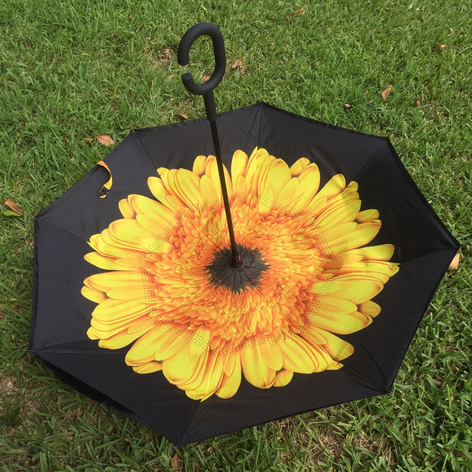 C-Handle Inverted Inside-Out/Upside Down/Reverse Opening Umbrella 20% Off