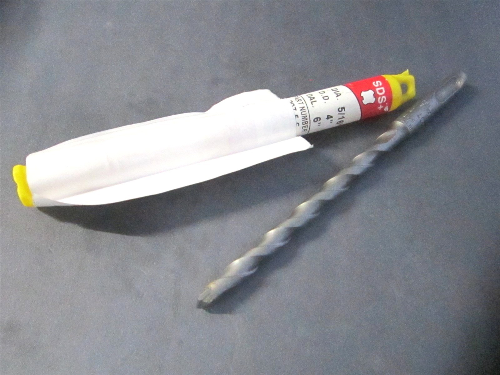 Relton (207-5-6) 5/16" x 4" x 6" OAL SDS+ Single Cutter Hammer Bit