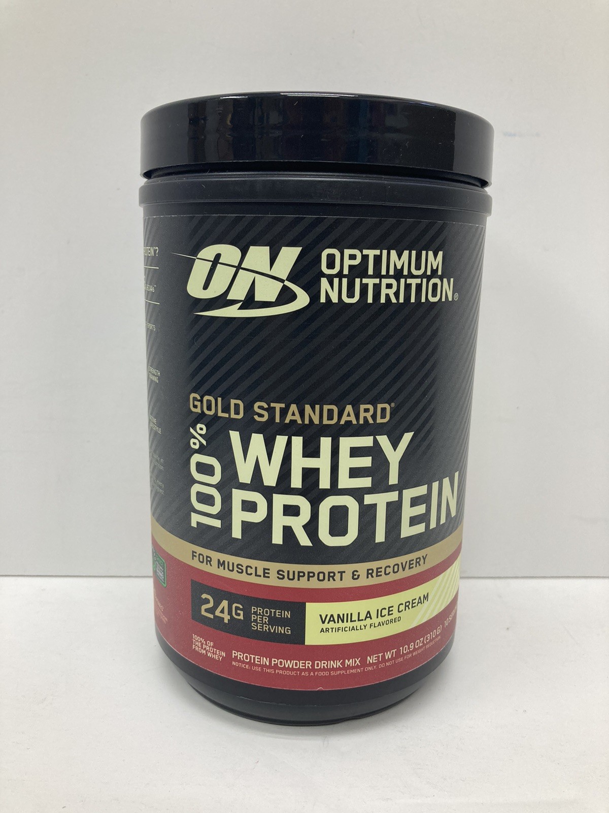 On Whey Protein 24g Protein Vanilla Ice Cream 10.9 Oz EXP 1/27+