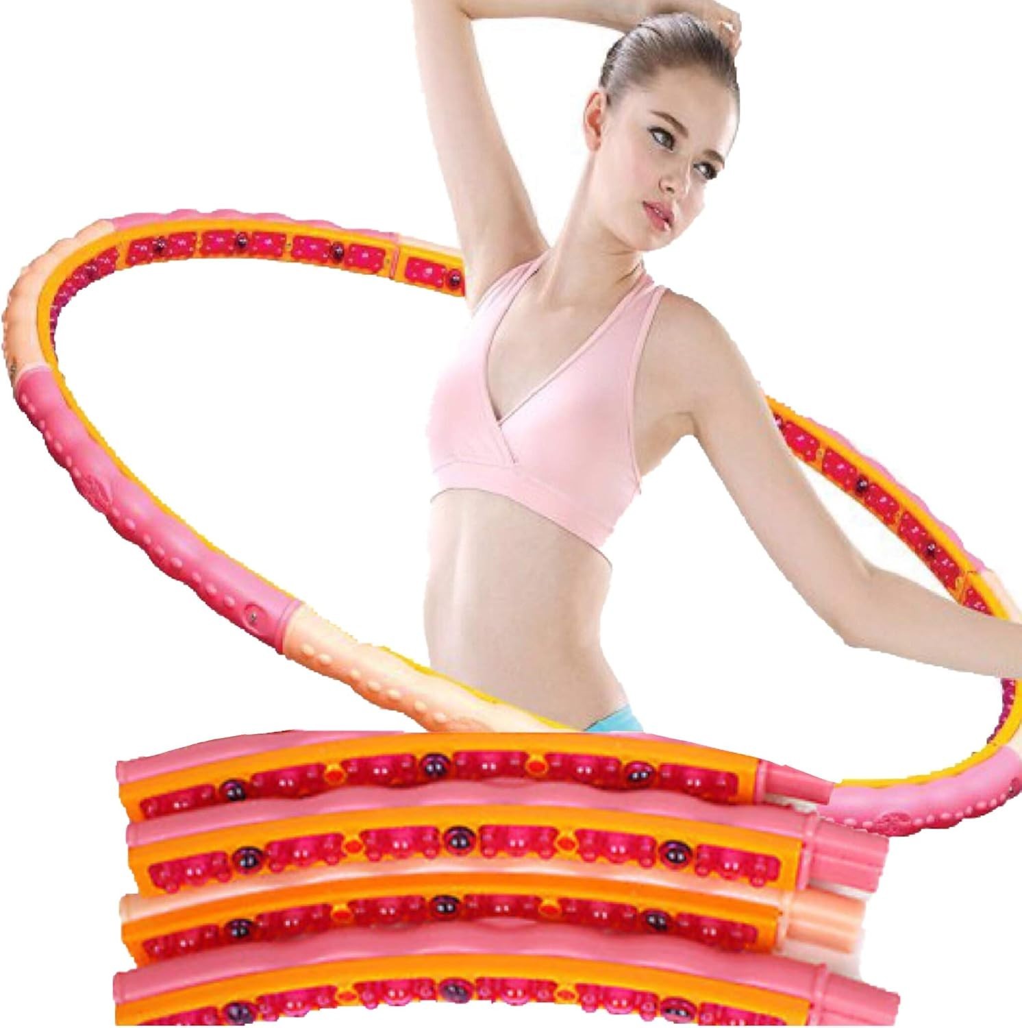 Weighted fitness Health hula hoop -1.6kg massage waist trainer core workout