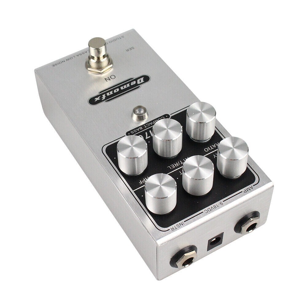Demonfx CALL76 Compact Bass Guitar Compressor Effect Pedal .ca