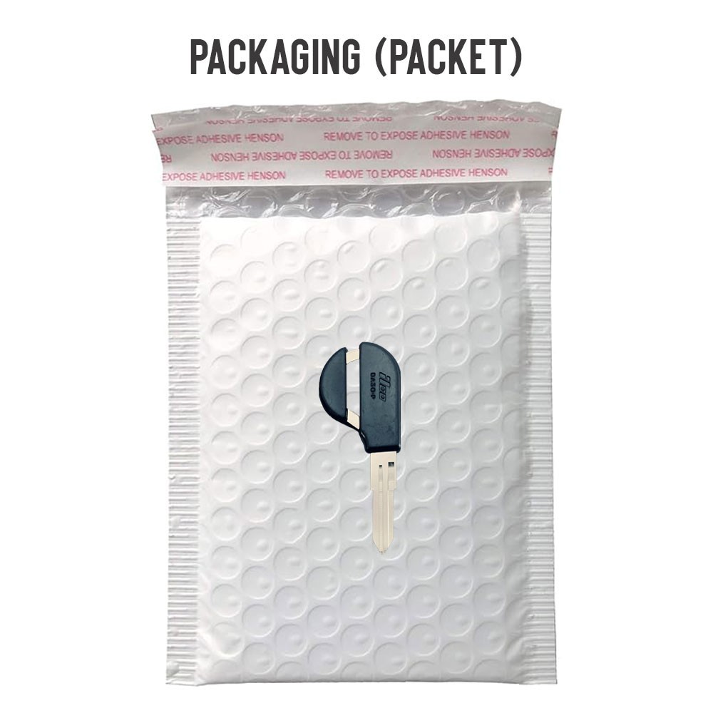 DA30-P Plastic Head Key Blank Nickel