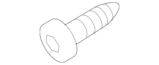 Genuine Audi Engine Coolant Pipe Bolt N-910-098-01