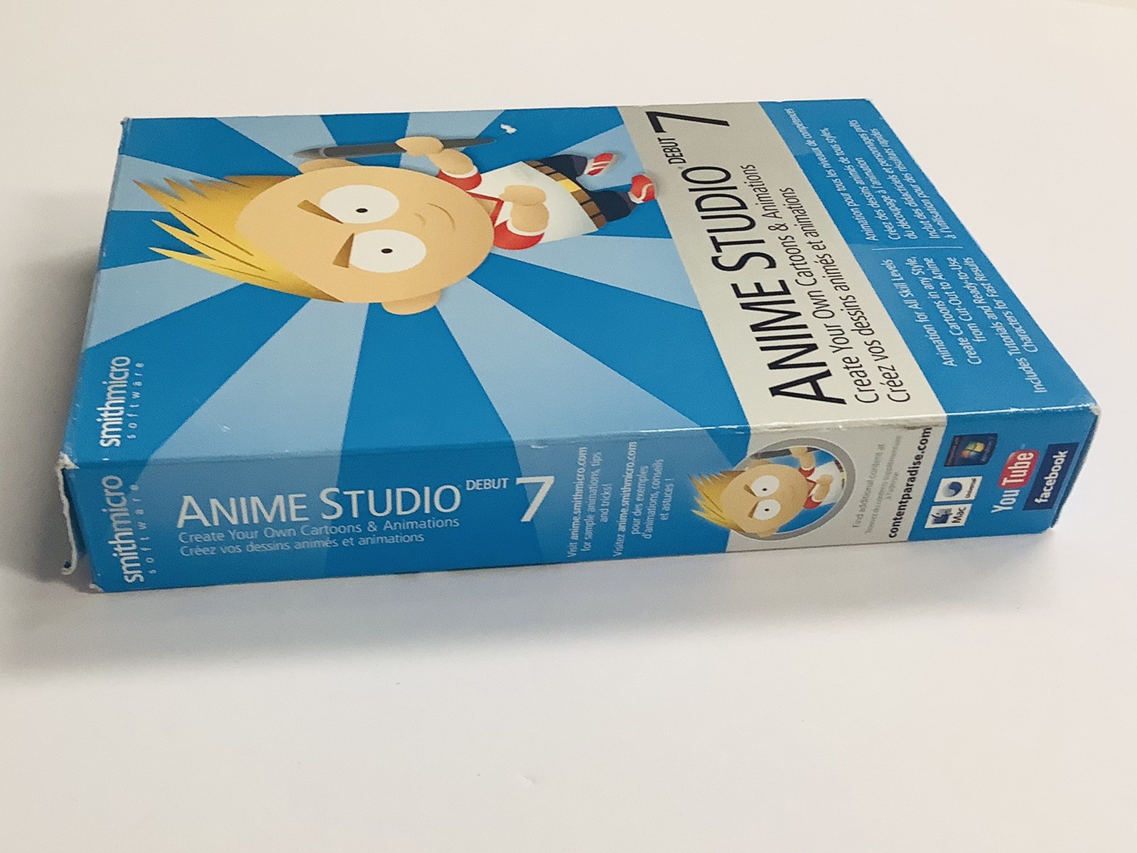 "BRAND NEW" Anime Studio Debut 7 (Win/Mac) Animation Software FACTORY SEALED