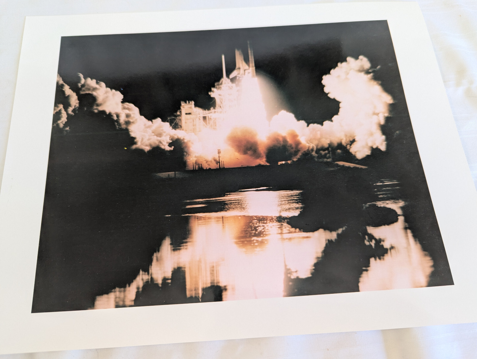 NASA Space Shuttle takeoff color photo on Kodak paper 8" x 10"