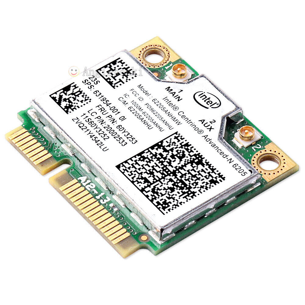 Thinkpad T430S,X230,X220i,T530,60Y3253 Intel Centrino Advanced-N 6205 Wifi Card
