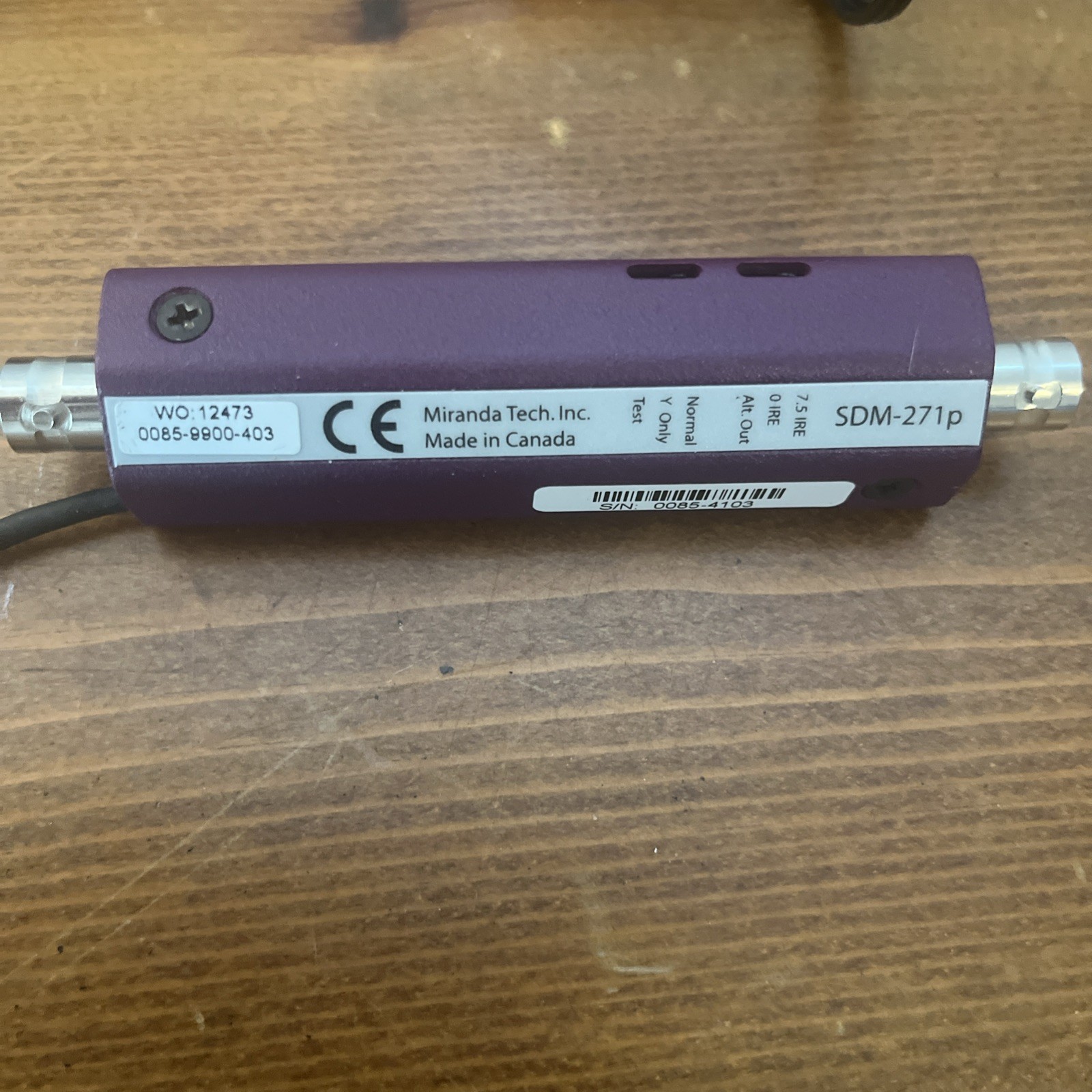 Miranda picoLink SDM-271p SDI -not Tested