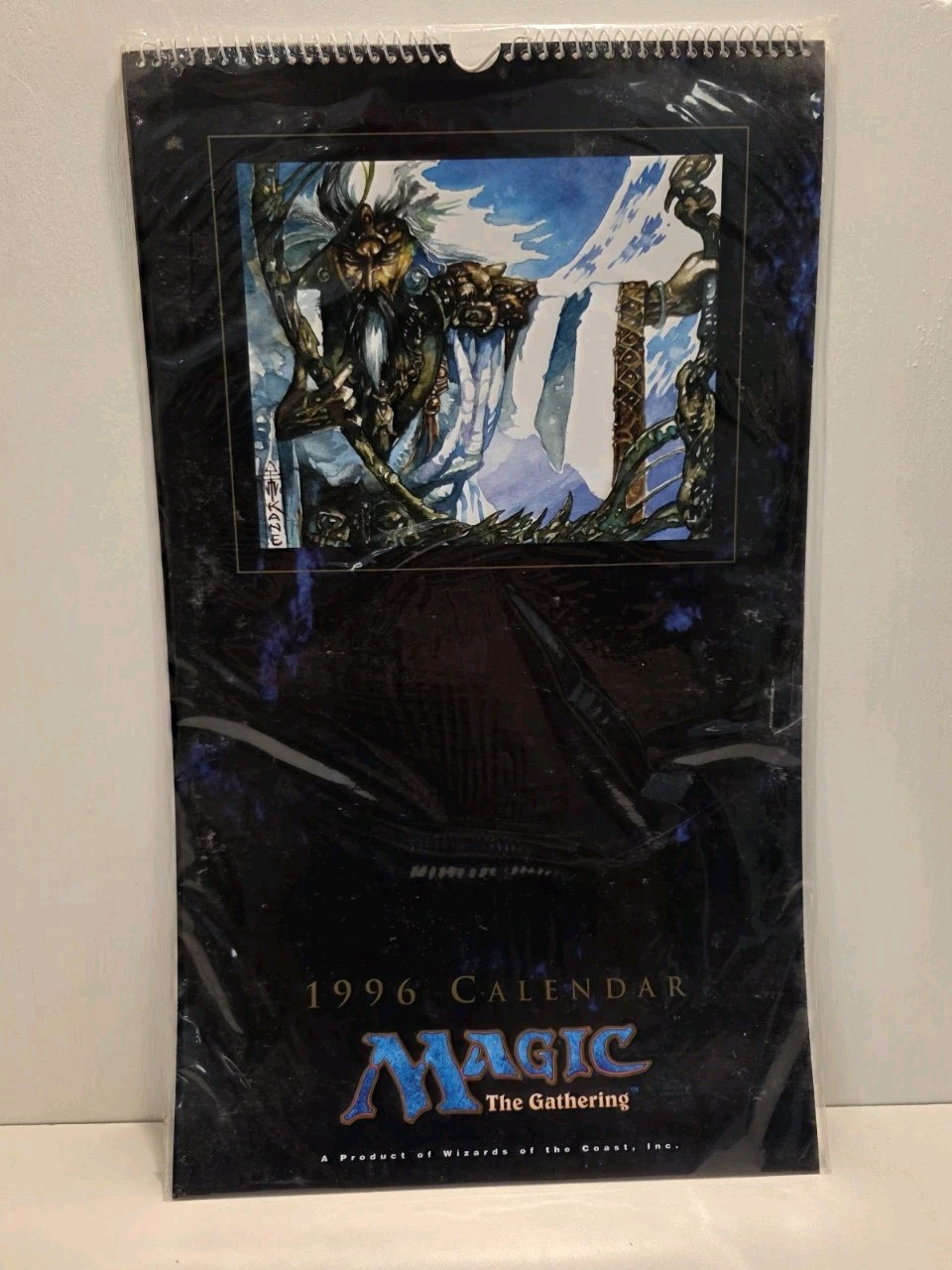 MAGIC THE GATHERING 1996 CALENDAR, 11" X 17". Factory Sealed