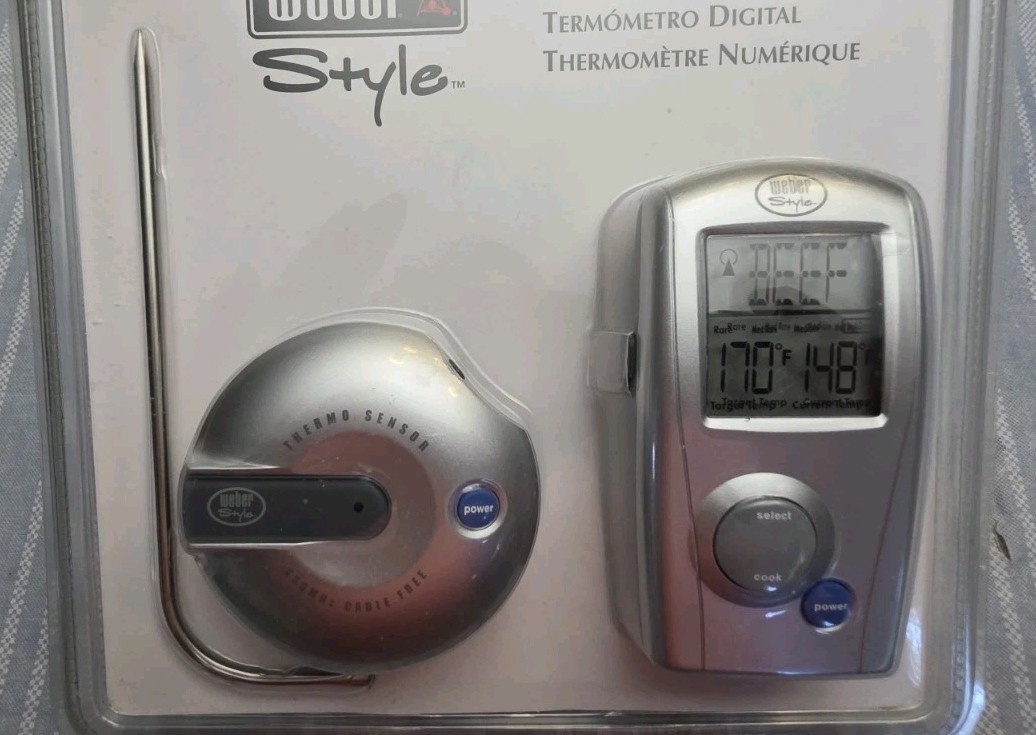 New Weber Style Barbecue Digital Thermometer